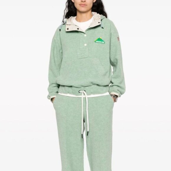 Moncler Grenoble Drawstring Fleece Hoodie S Small - Picture 1 of 5
